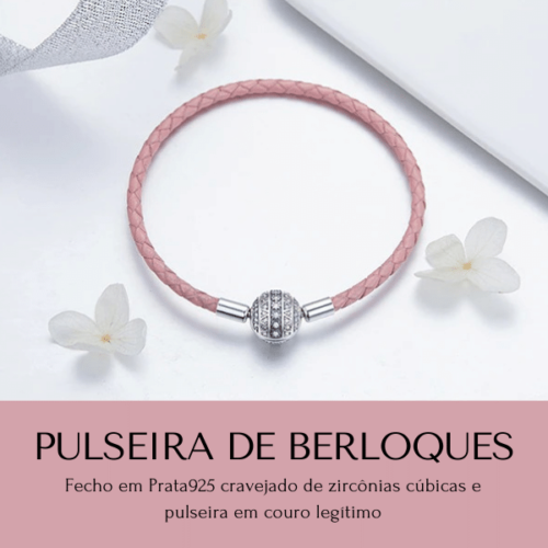 Pulseira Pink Luxo